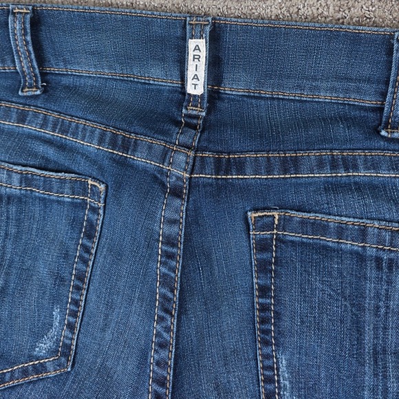 ARIAT Real Denim Women's Jeans Dark Wash Straight Size 16WR (36x31) - Picture 7 of 9